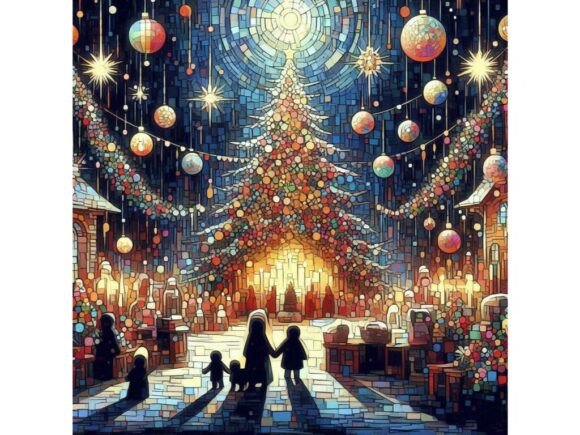 An Impressionist Painting of a Christmas Illustrations Review