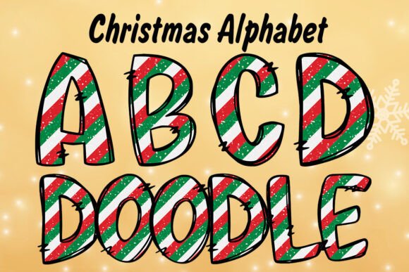 Candy Cane Christmas Alphabet Png Review