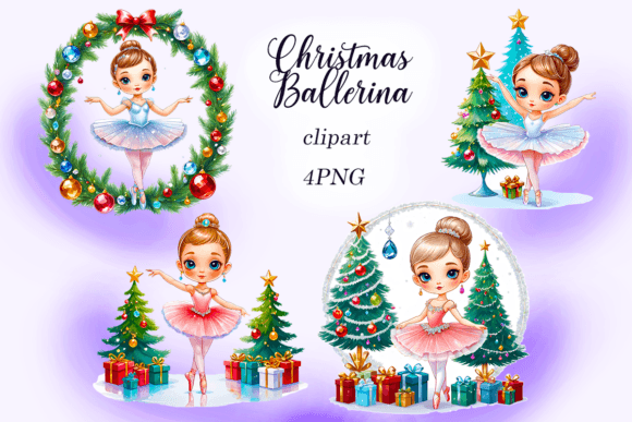 Christmas Ballerina Illustrations Review