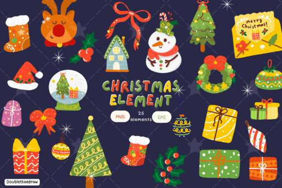 Christmas Elements Clipart PNG EPS: A Crafter’s Review