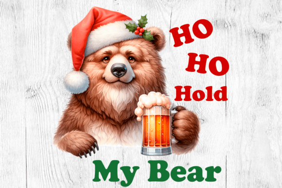 Hohoho Png: Festive Illustrations for Sublimation