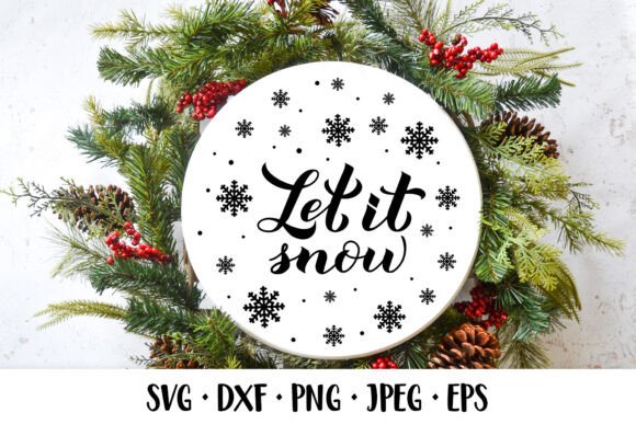 Let It Snow SVG: Winter Illustrations for Blogs