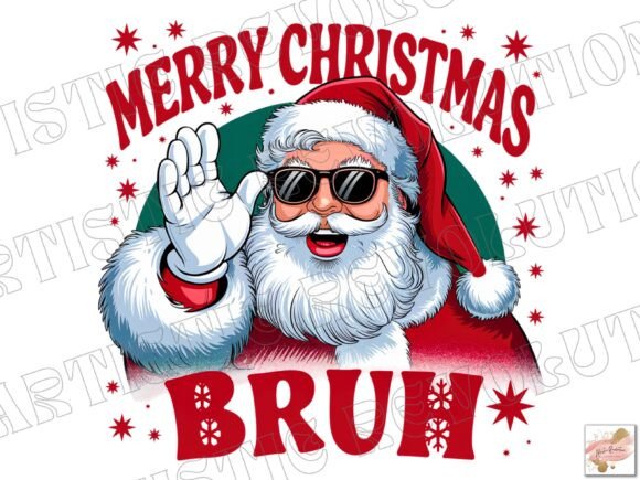 Merry Christmas Png Bruh Png Santa: Illustrations