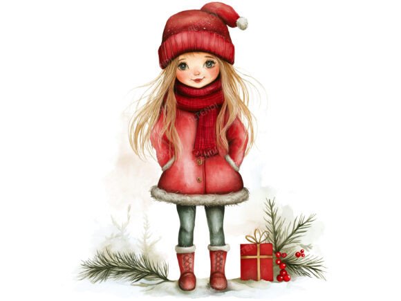 Quirky Christmas Girl Clipart: A Designer’s Stitch Review