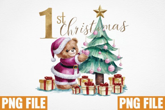 Review: 1st Christmas Santa PNG Design for Illustrations