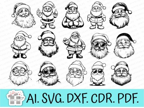 Review: Christmas Graphics with Santa Claus Svg Illustrations