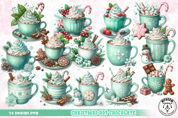 Review: Christmas Hot Chocolate Clipart PNG Illustrations