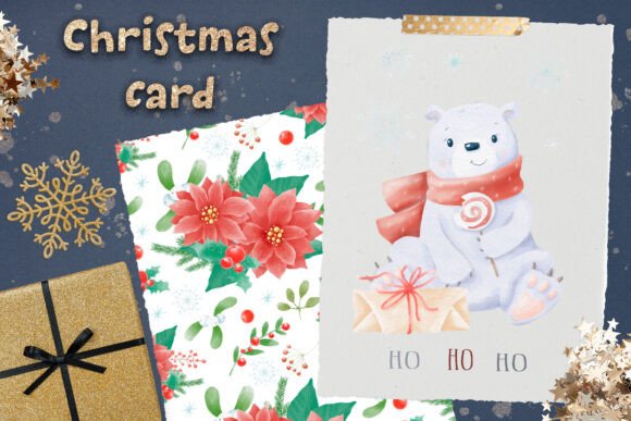 Review: Christmas Polar Bear Postcard Png Illustrations