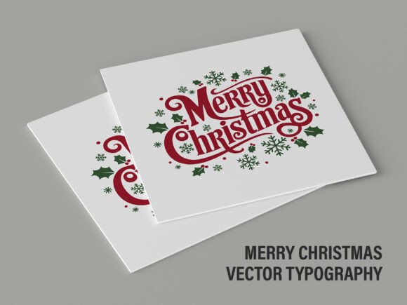 Review: Merry Christmas Vector Typography V2 06 for Embroidery