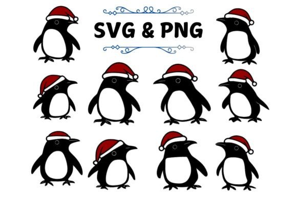Reviewing Christmas Penguin Pack Illustrations