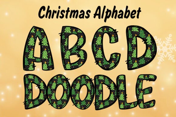 Reviewing Christmas Tree Alphabet PNG Illustrations