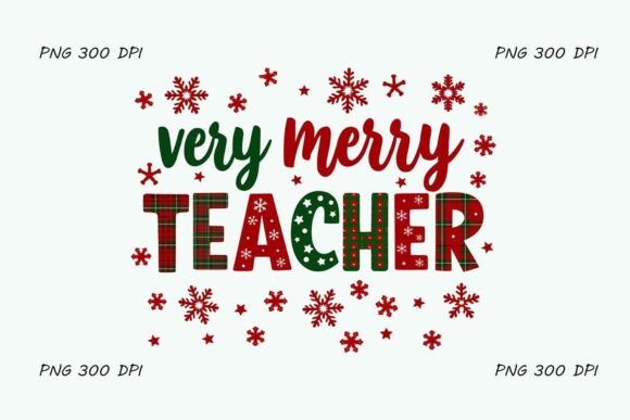 Reviewing the Christmas Very Merry Teacher Design
